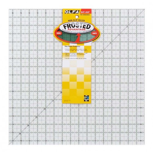 OLFA Frosted Quiltruler (16.5x16.5")