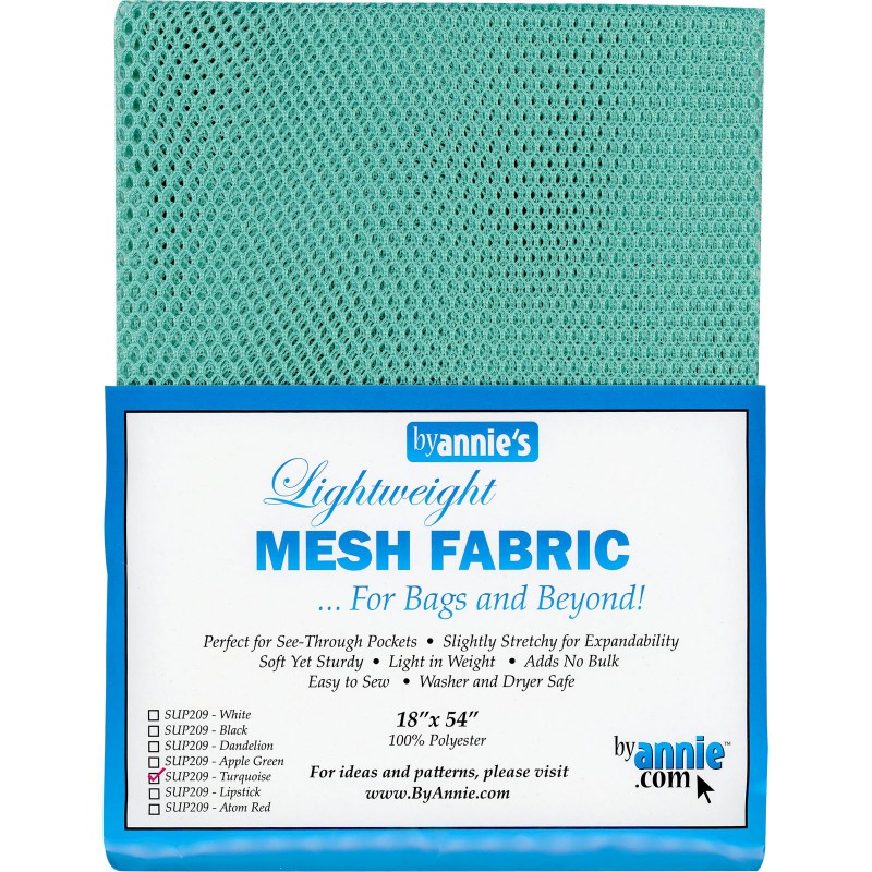 SUP209-TURQOISE, Mesh Turquoise, 125 cm x 45 cm (18x54 inches) ByAnnie