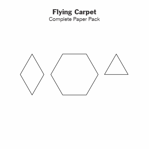 Flying Carpet Quilt - Paper Pack, by Brigitte Giblin