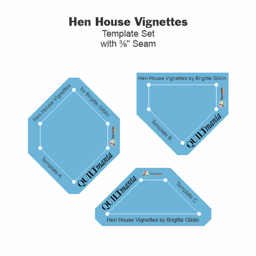 Hen House Vignettes - Template Set, by Brigitte Giblin