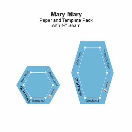 Mary Mary - Paper and Template Pack, by Brigitte Giblin