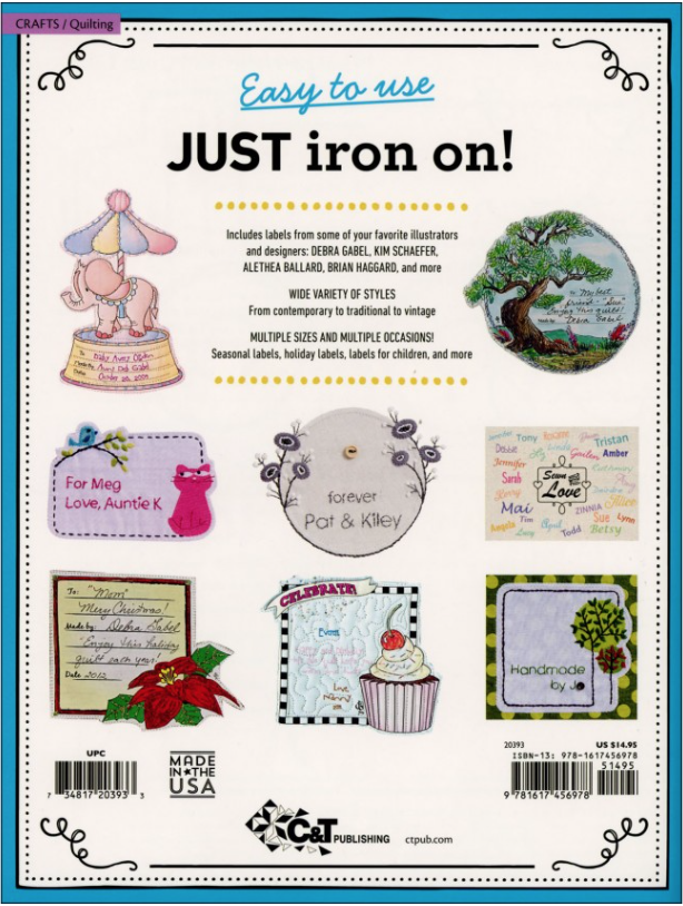 Best Ever Iron-On Quilt Labels