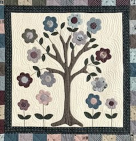 Pattern, Cherry Tree Quilt - 52" x 52"