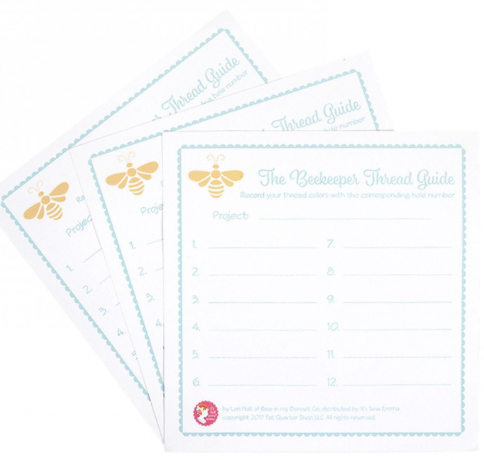 ISE729, Beekeeper Thread Minder & Thread Guide Set by Lori Holt
