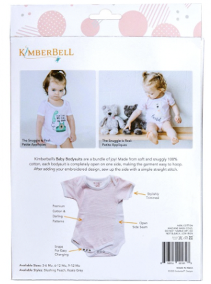KIDKB222, Baby Bodysuit, Blushing Peach (9-12 Months) pack of 2