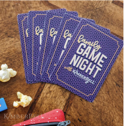 KIDKDMR108, Family Game Night Playing Cards, by KimberBell 