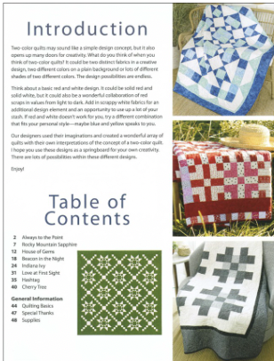 DRG1414941, Two Color Quilts, 8 Inspiring Designs (48 pages)