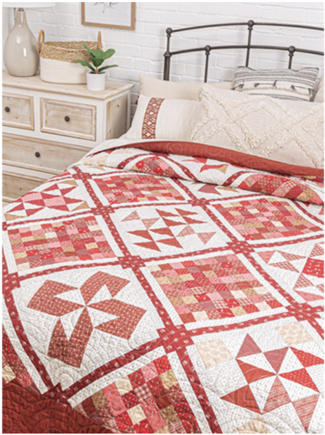 DRG1414981, Mix & Match Sampler Settings, 12 Block Patterns Plus 8 Creative Quilt Designs