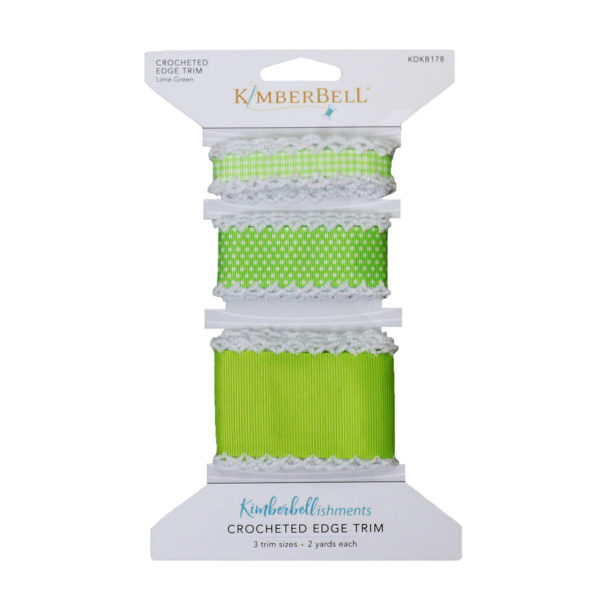 Crocheted Edge Trim; Lime Green