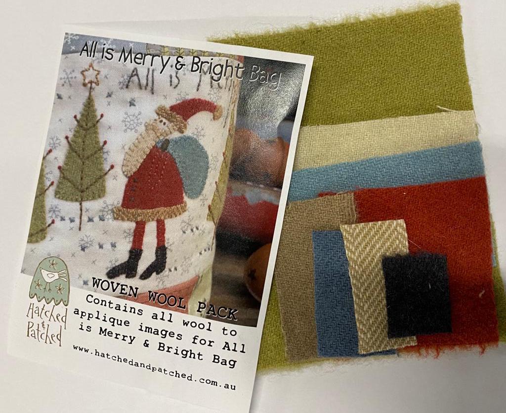 HP-P115WP ALLISMERRY, All Is Merry and Bright, Christmas Wool Pack