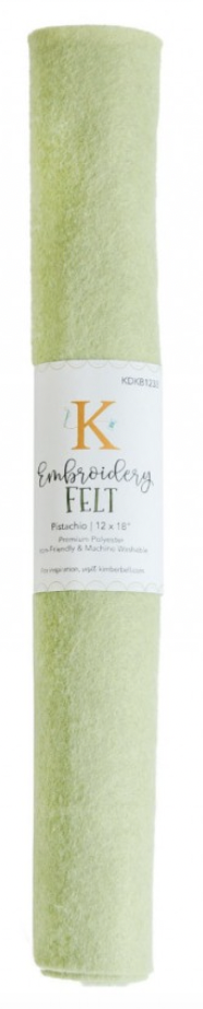 KDKB1233, Embroidery Felt - Pistachio