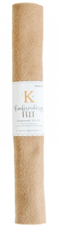 KDKB1240, Emboidery Felt - Gingerbread