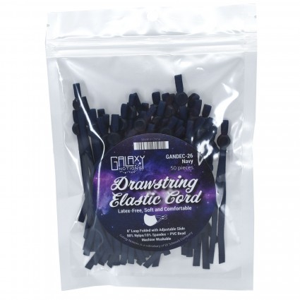 GANDEC-26 Drawstring Elastic Cord Navy