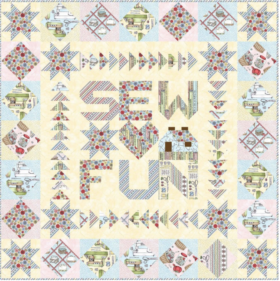KIT-MASSEF, Sew Fun Quilt (measure twice collection)