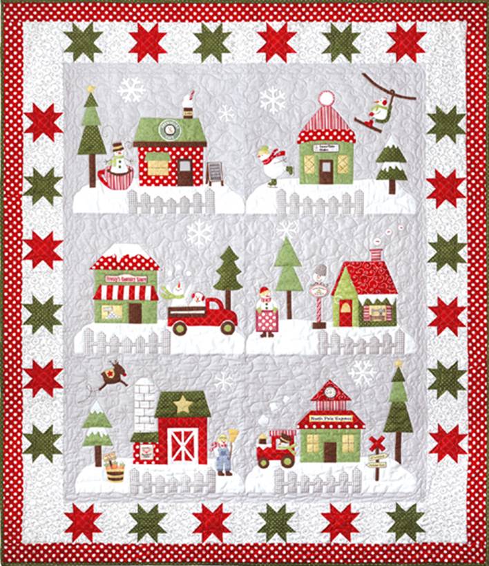 THQFROSTYG100, Frosty Goes to Town BOM Pattern Pack (7 patterns) by The Quilt Company