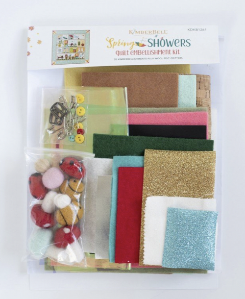 KIDKB1261, Spring Showers Quilt Embellishment Kit) by Kimberbell Design