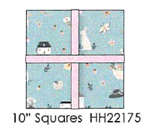 SQ-HH22175, 10" Squares House and Home by Poppie Cotton, 42 prints (06/2022)