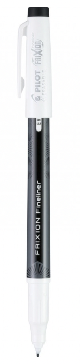 PILFXF-BLK-BC, Frixion Fineliner Pen, Black