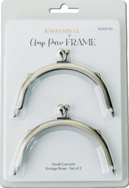 KDKB190, Clasp Purse Frame Small Crescent pack of 2, by KimberBell