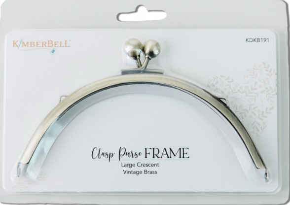 KDKB191, Clasp Purse Frame Large Crescent pack of 1, by KimberBell