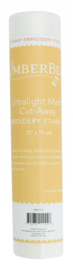 KDST110, Ultra Light Mesh Cut-Away Embroidery Stabilizer, 12" x 10yd, by KimberBell