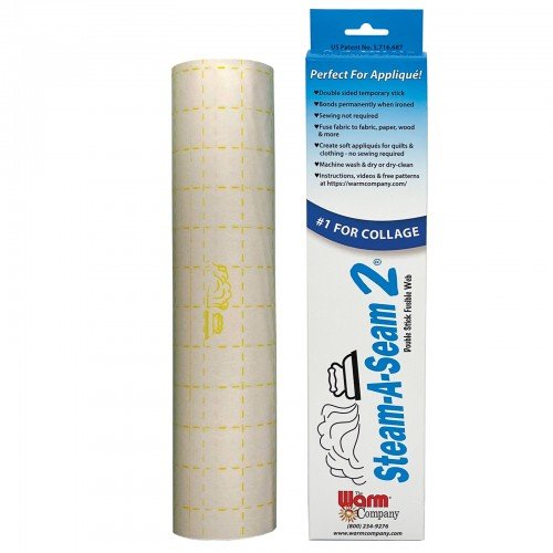 WAC5536, Steam-A-Seam 2, Double Stick Fusible Web - 12" x 3 yds