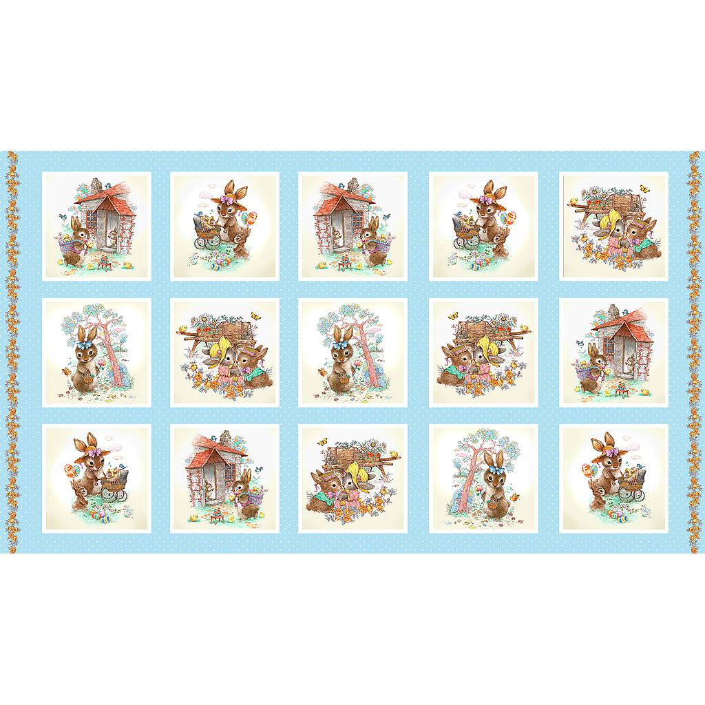 RSD-PANEL, 9767-11, Bunny Tails (60 x 105 cm)