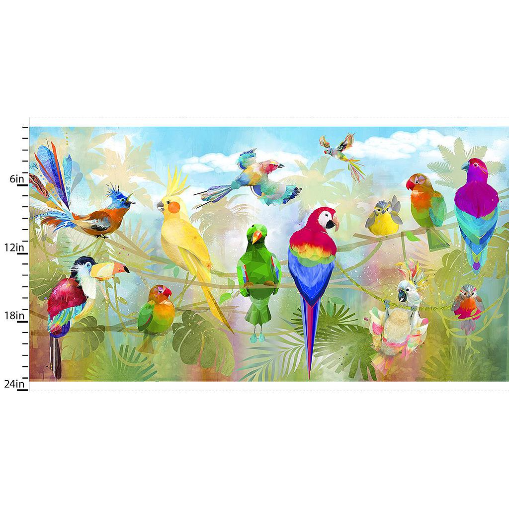 RSD-PANEL, 19380 Tropical Birds (60 x 105 cm)