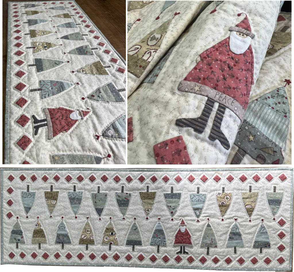 O Christmas Tree Table Runner, by Anni Downs (Hatched and Patched)