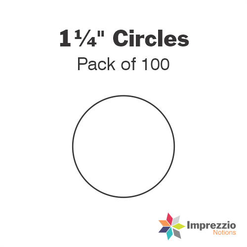 1¼" Circle Papers - Pack of 100