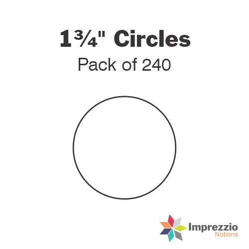 1¾" Circle Papers - Pack of 240