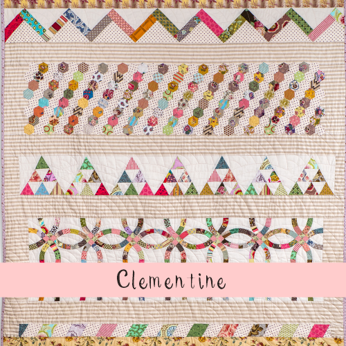 Clementine - Paper and Template Pack ¼" Seam, by Brigitte Giblin