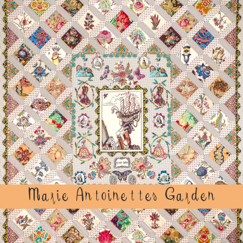 Marie Antoinette's Garden - Hand Piecing iSpy Template Set, by Brigitte Giblin