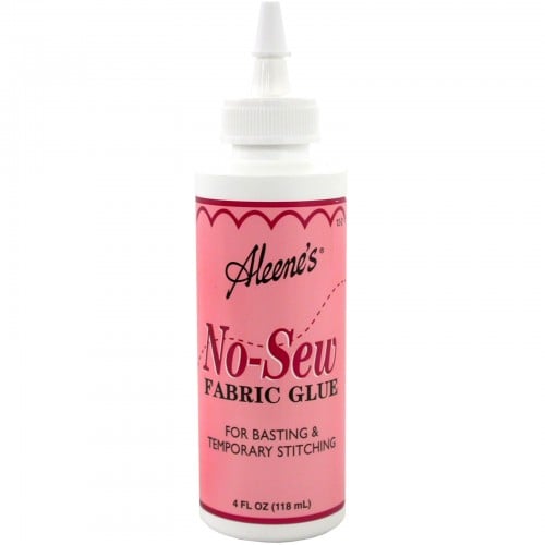 DUE12-2, Aleene's No-Sew Fabric Glue, 4 oz Bottle