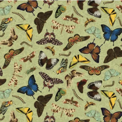 DV6036, Butterfly Bouquets (October 2023), Two Green Zebras Devonstone Collection