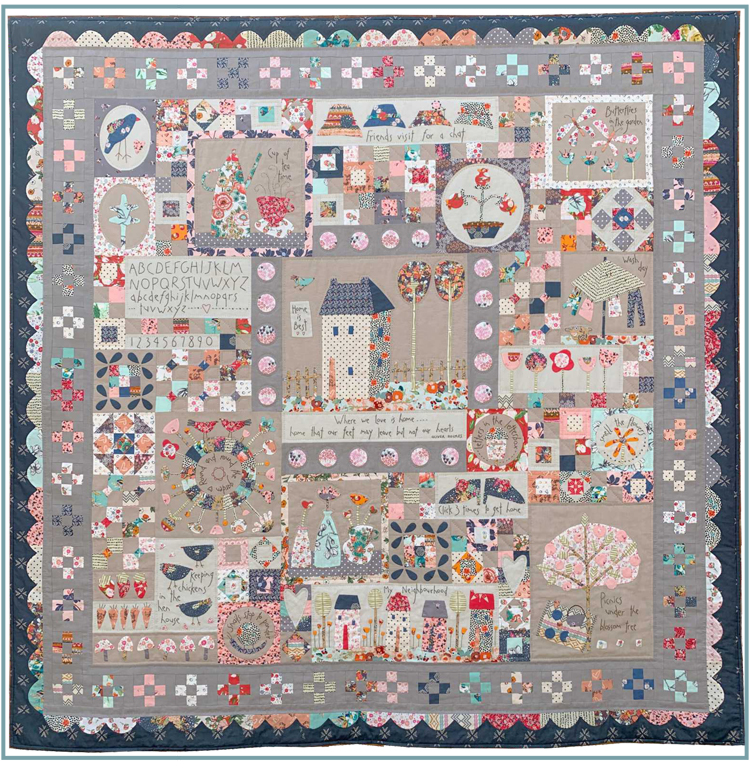 Where we love is Home - Pattern