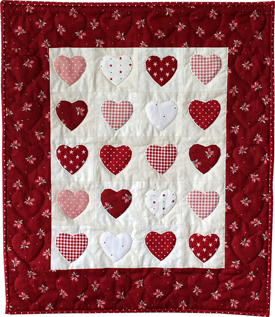Sew Many Hearts....- Complete kit