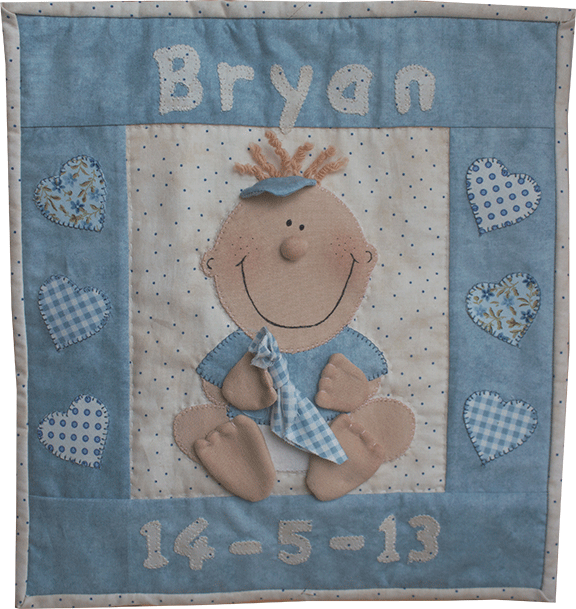 It's a Boy… Birth Panel incl. ABC - Complete Kit