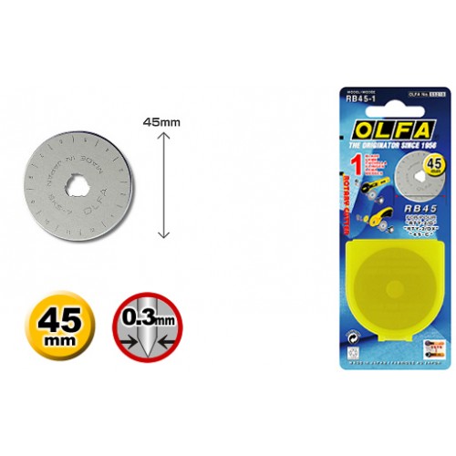 OLFA 1pc Spareblade (45mm)