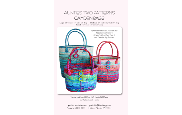 Camden Bags Pattern (English) 3 sizes