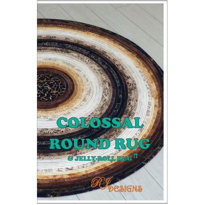 Colossal Jelly Roll Rug by Roma Lambson Pattern (English)