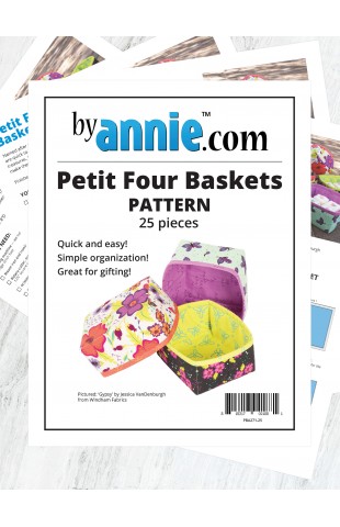 PBA271-25, Pattern, Petit Four Baskets - Pack of 25 patterns (English) ByAnnie