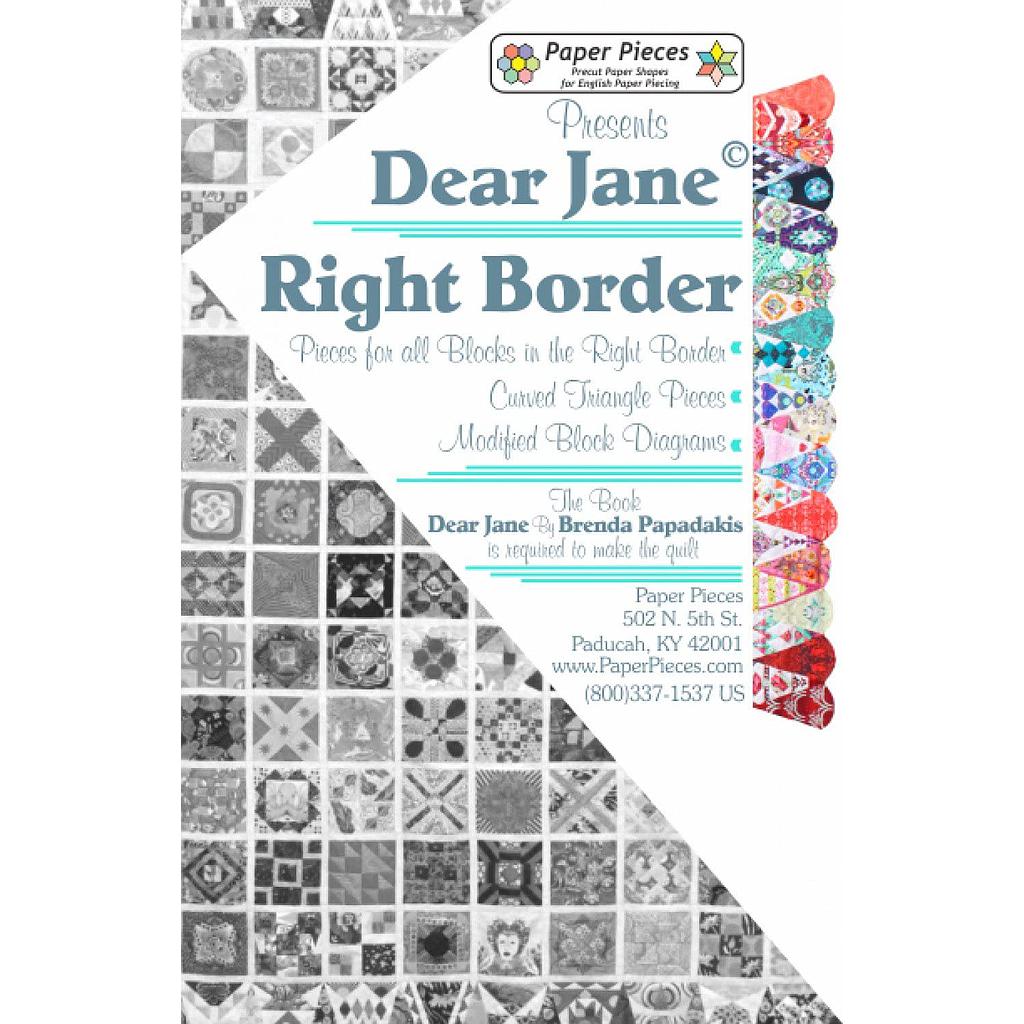 Dear Jane, Right Border Set