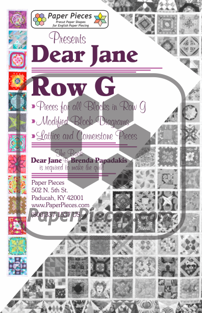 Dear Jane, Row G Pack