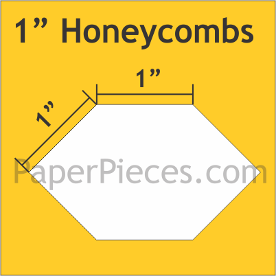 1" Honeycomb, 100 Pieces