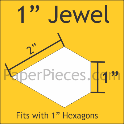 1" Jewel, 75 Pieces