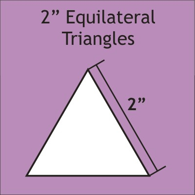 2" Equilateral Triangle, 75 Pieces