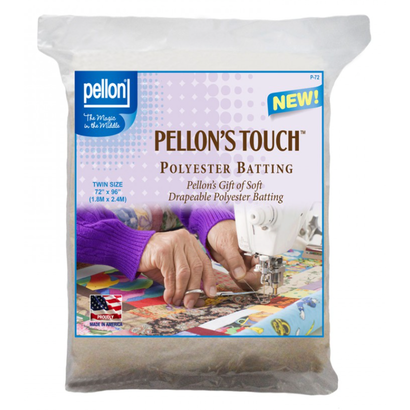 Pellon's Touch Polyester Batting, 72" x 96"