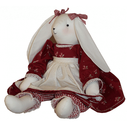 Pattern, Ruby Rabbit by Rinske Stevens Design