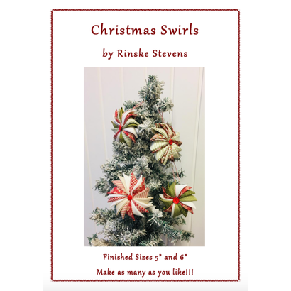 Pattern, Christmas Swirls by Rinske Stevens